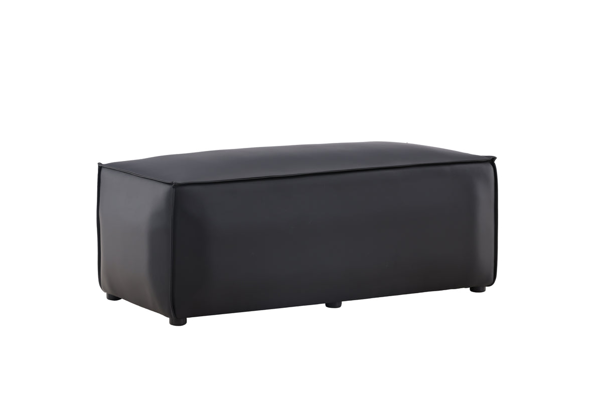 Palermo Pouf 119 x 47 x 59 Black