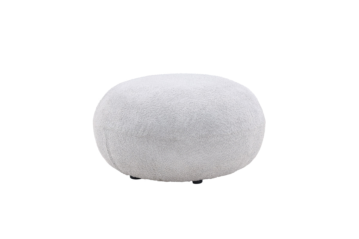 Bologna Pouf 74 x 40 x 74 Light Grey