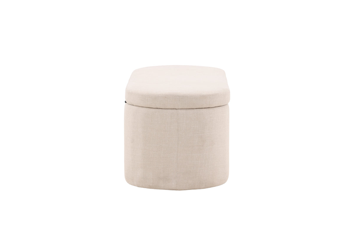 Potenza Ottoman 130 x 47 x 50 Offwhite