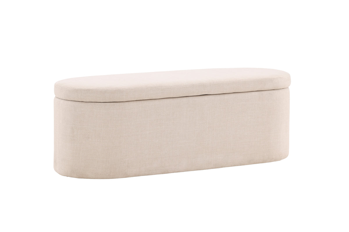 Potenza Ottoman 130 x 47 x 50 Offwhite