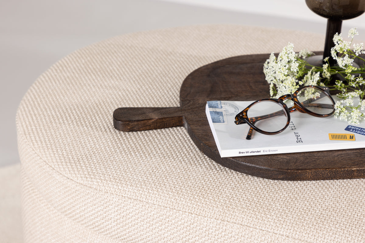 Potenza Ottoman 130 x 47 x 50 Offwhite