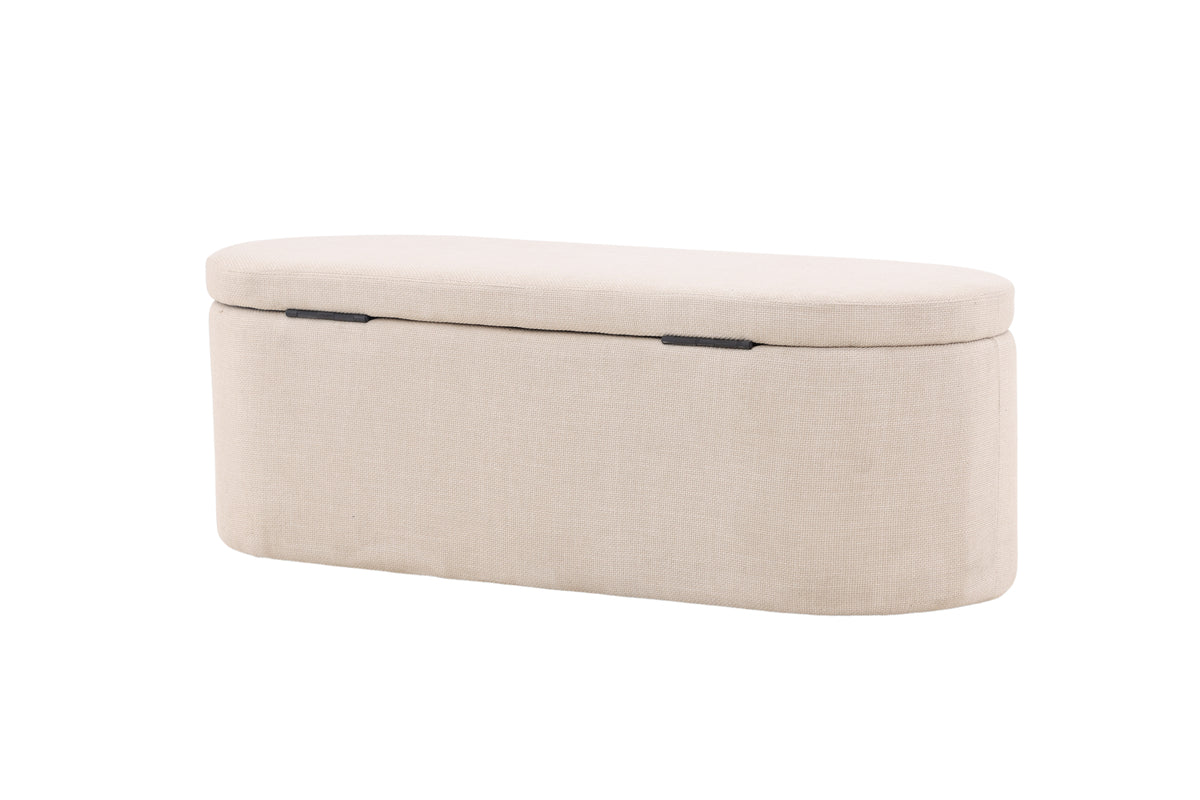 Potenza Ottoman 130 x 47 x 50 Offwhite