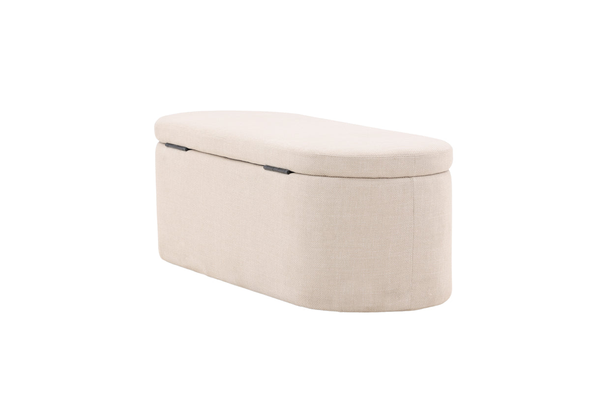 Potenza Ottoman 130 x 47 x 50 Offwhite