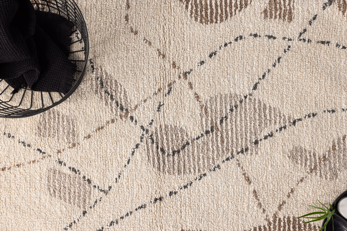 Paul Rectangular Carpet 90 x 60 Ivory