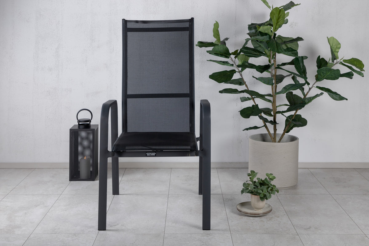 Reclinerstolar 2-pack Svart