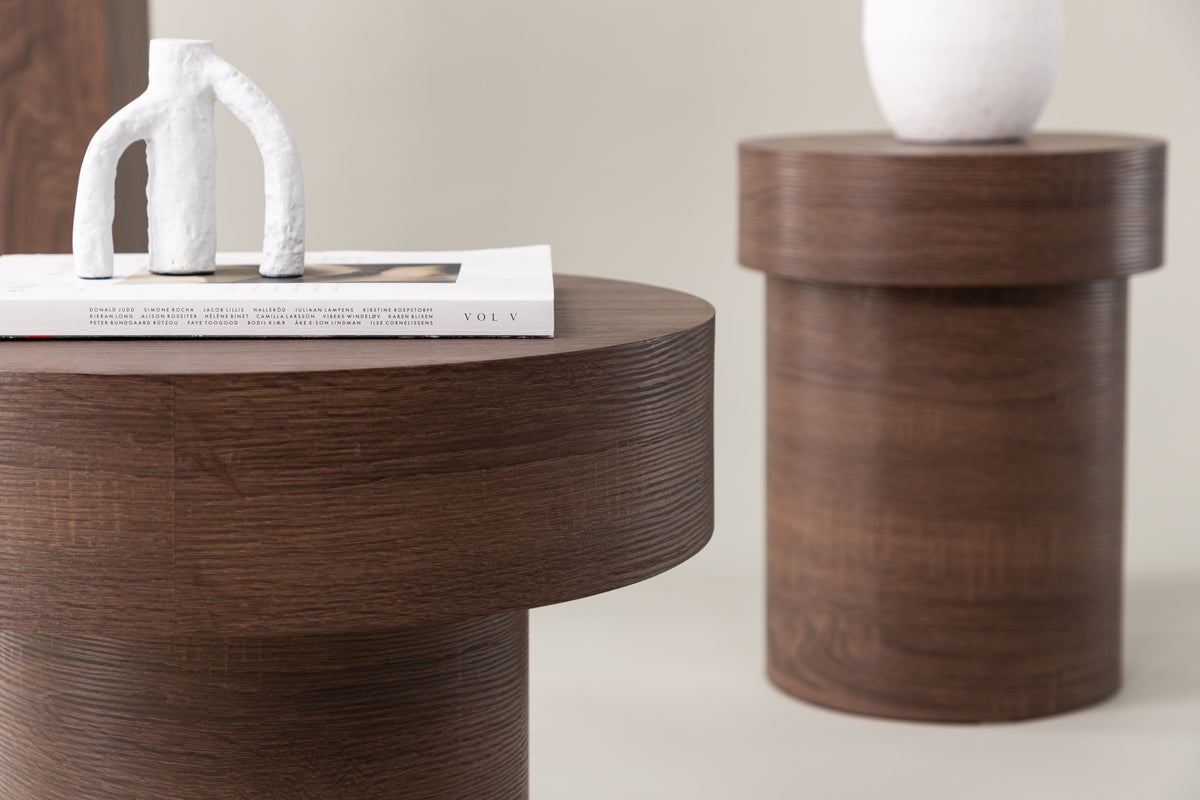 Malung Side Table ⌀50 Brown