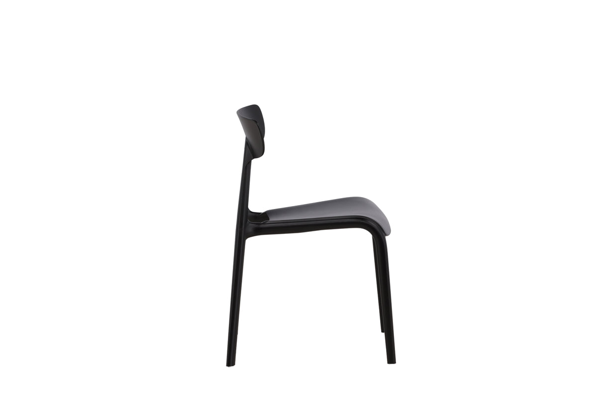 Dining chairs 2-pack Black