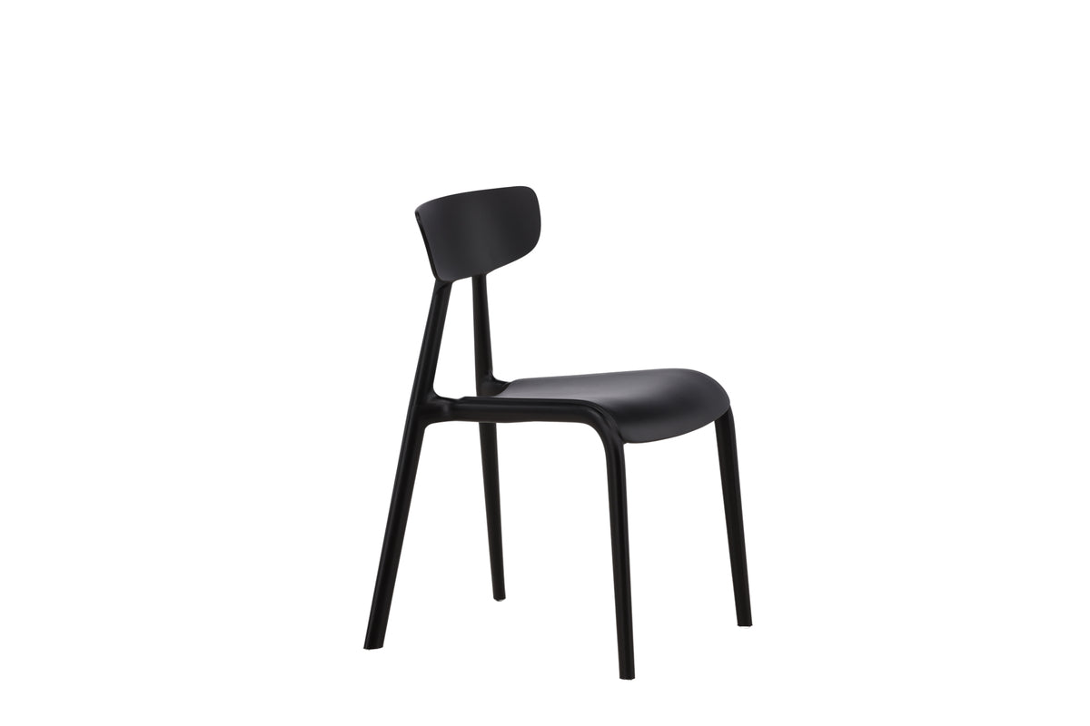 Dining chairs 2-pack Black