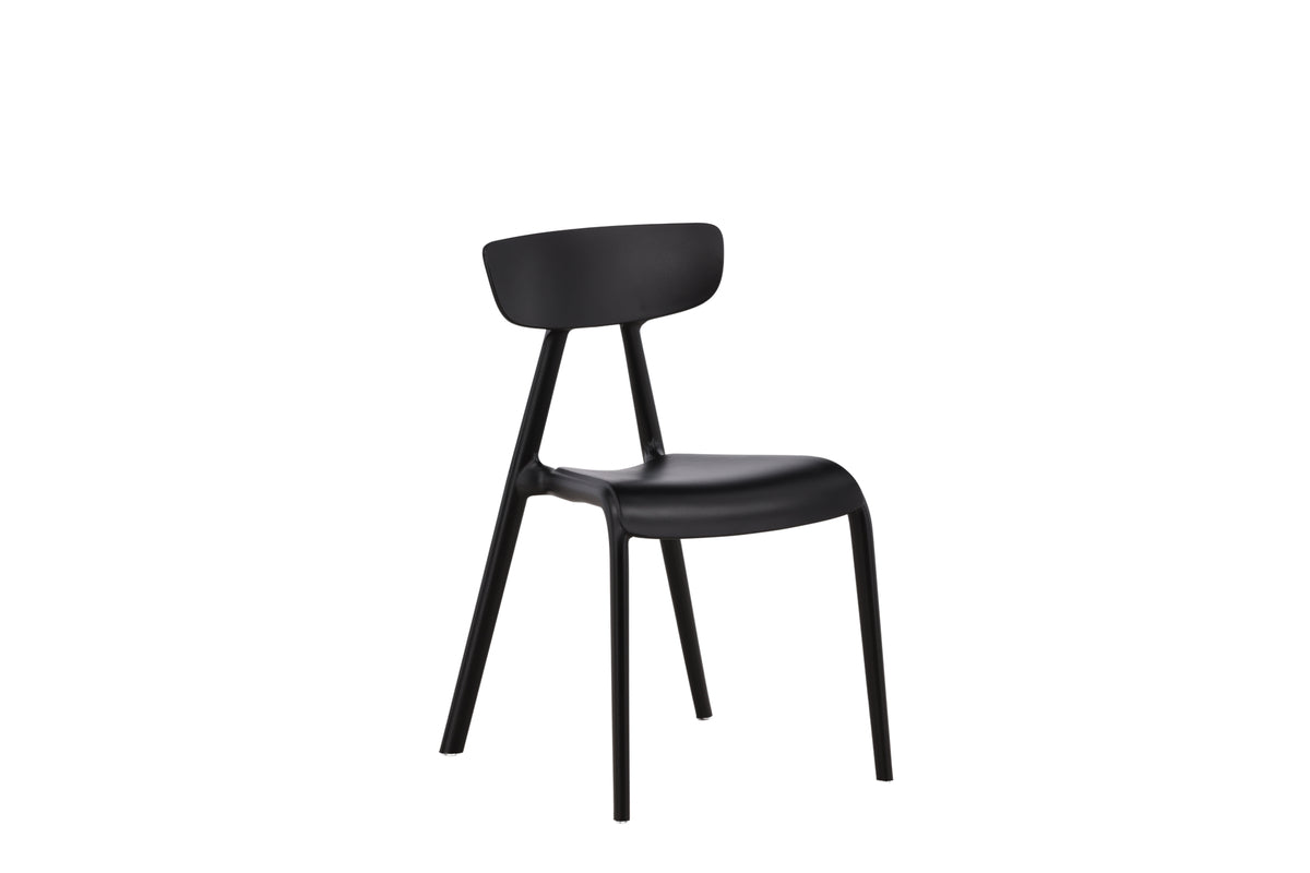 Dining chairs 2-pack Black