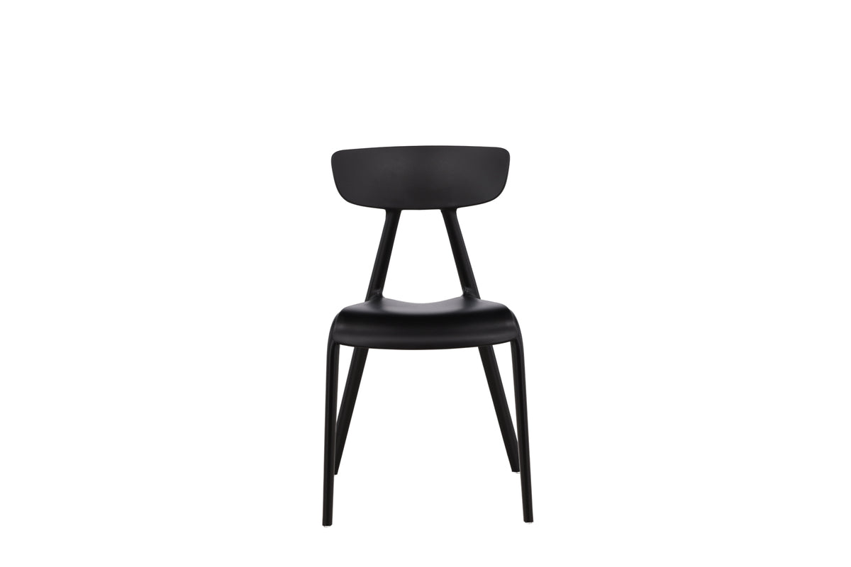 Dining chairs 2-pack Black