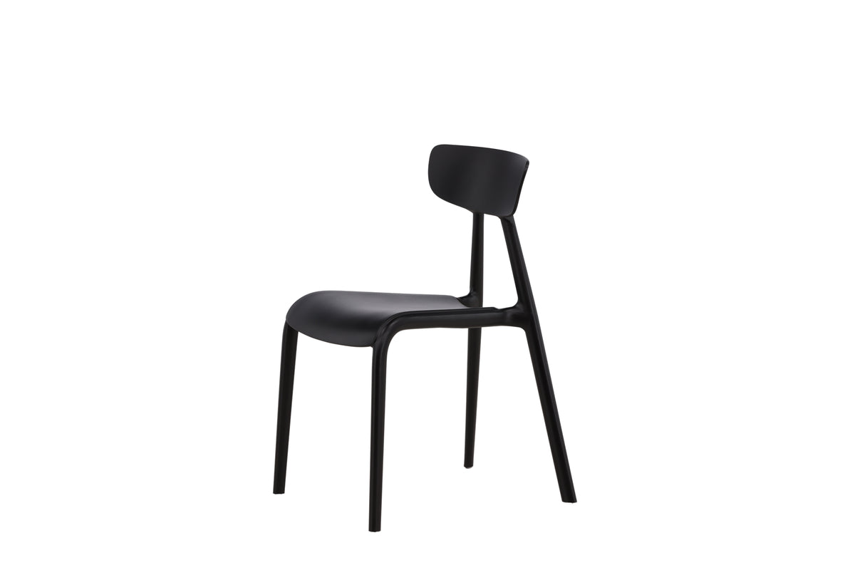 Dining chairs 2-pack Black