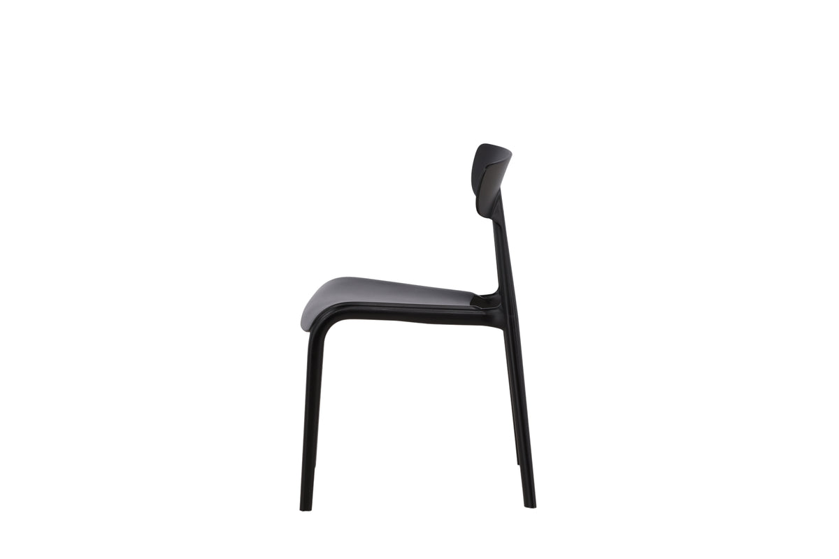 Dining chairs 2-pack Black