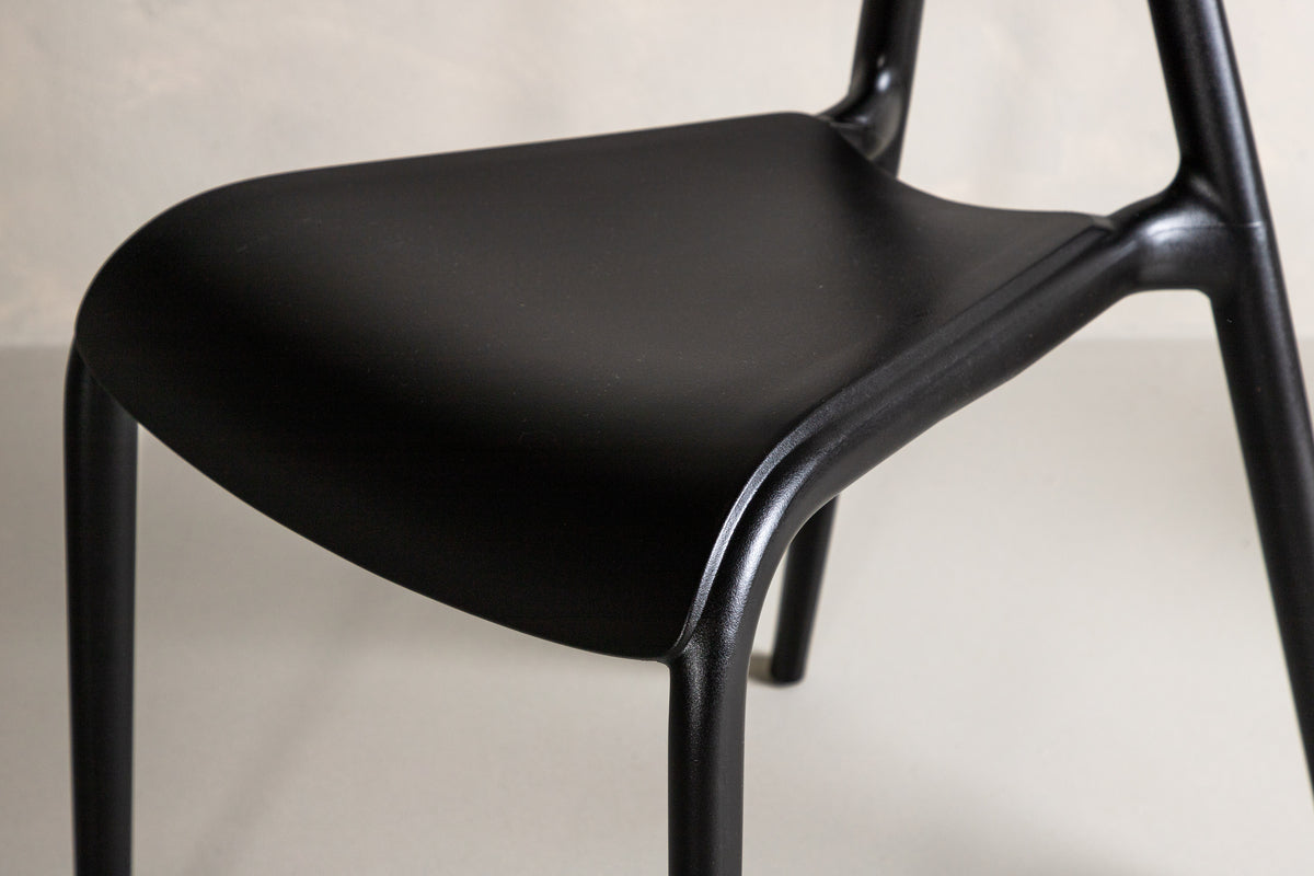 Dining chairs 2-pack Black