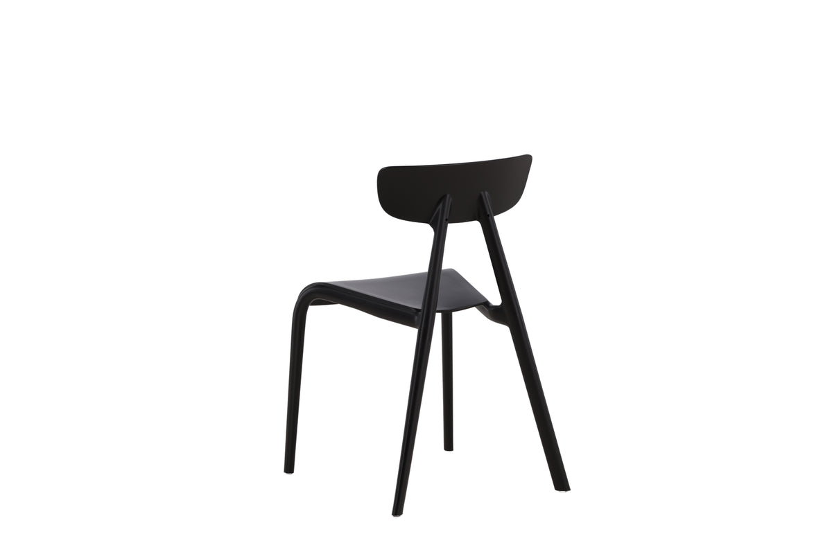 Dining chairs 2-pack Black