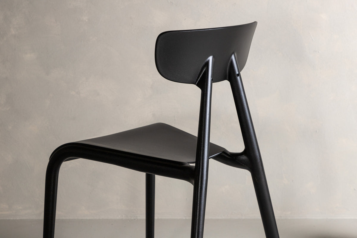 Dining chairs 2-pack Black