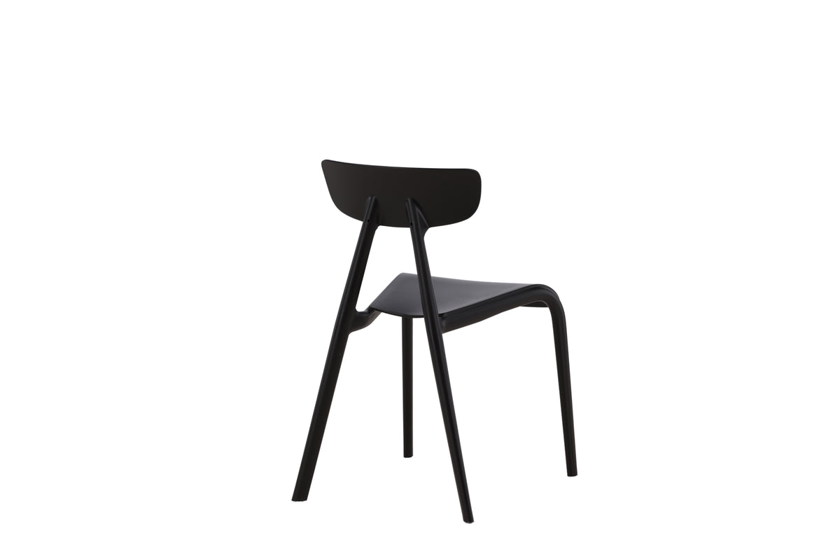 Dining chairs 2-pack Black
