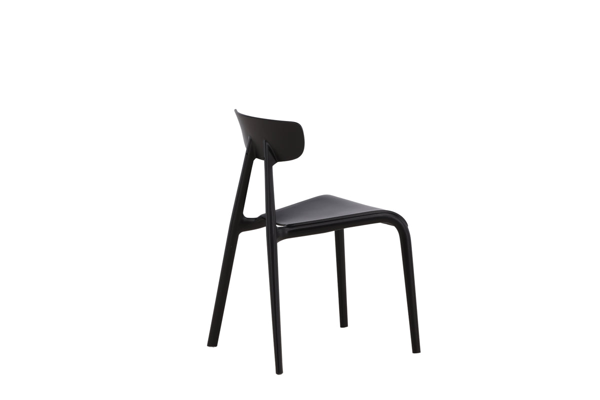 Dining chairs 2-pack Black