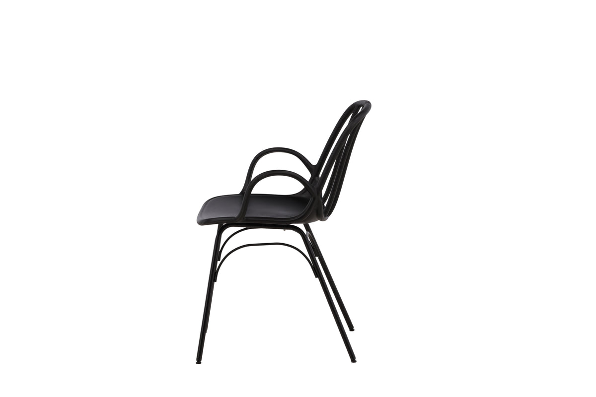 Dyrön Dining Chair 2-pack Black