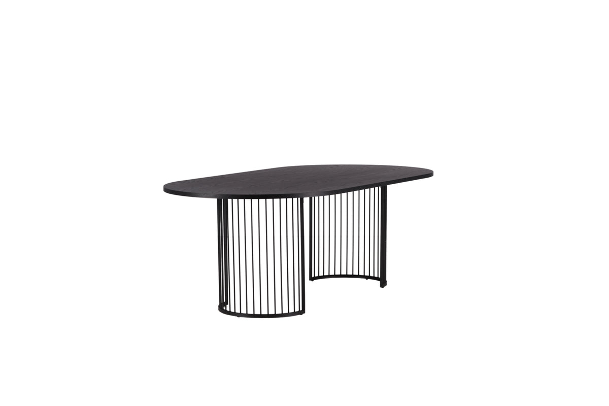 Hamneskär Oval Dining Table 220 x 110 Black