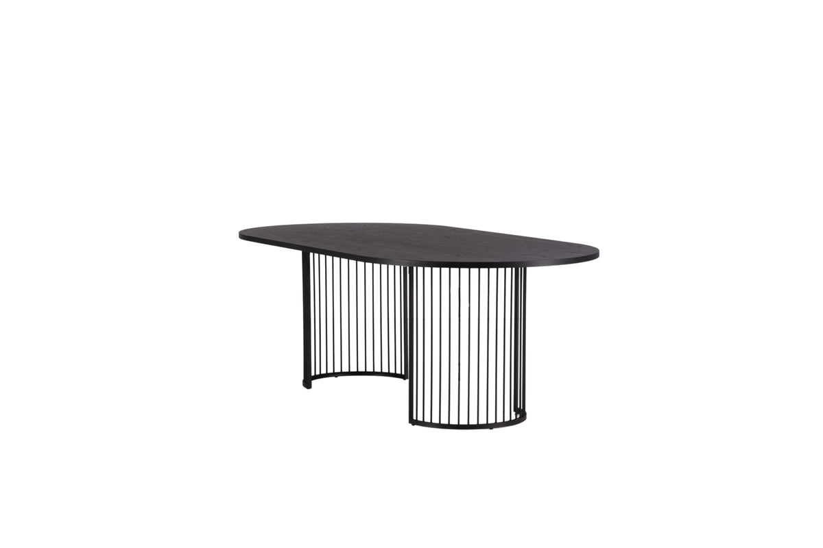 Hamneskär Oval Dining Table 220 x 110 Black