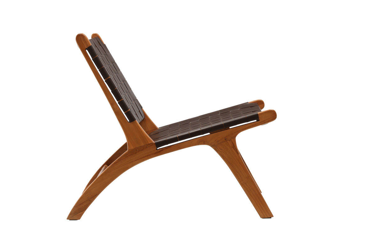 Rike Lounge Chair Brown