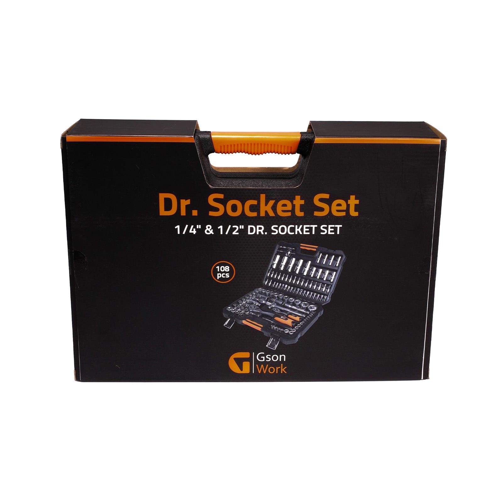 1/4" & 1/2" Dr. Socket Set 108 delar