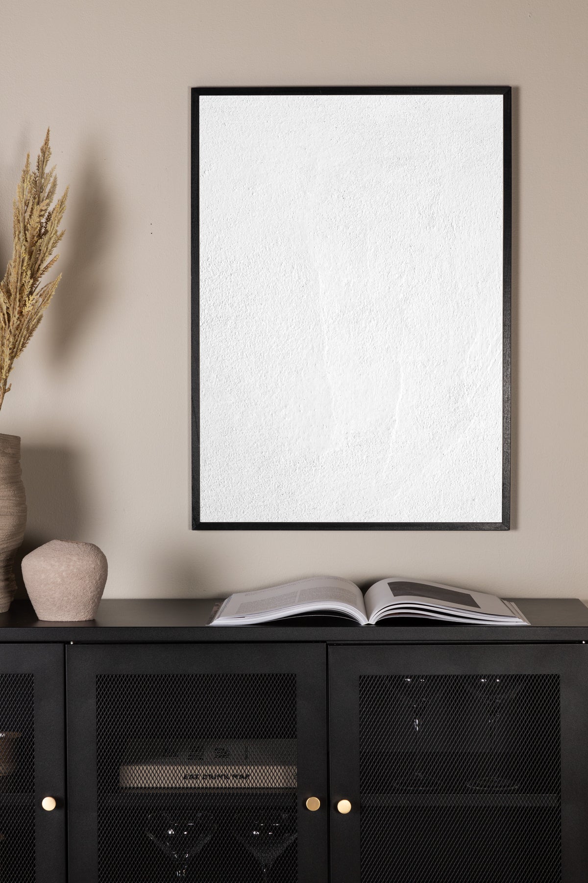 White Reveted Poster White