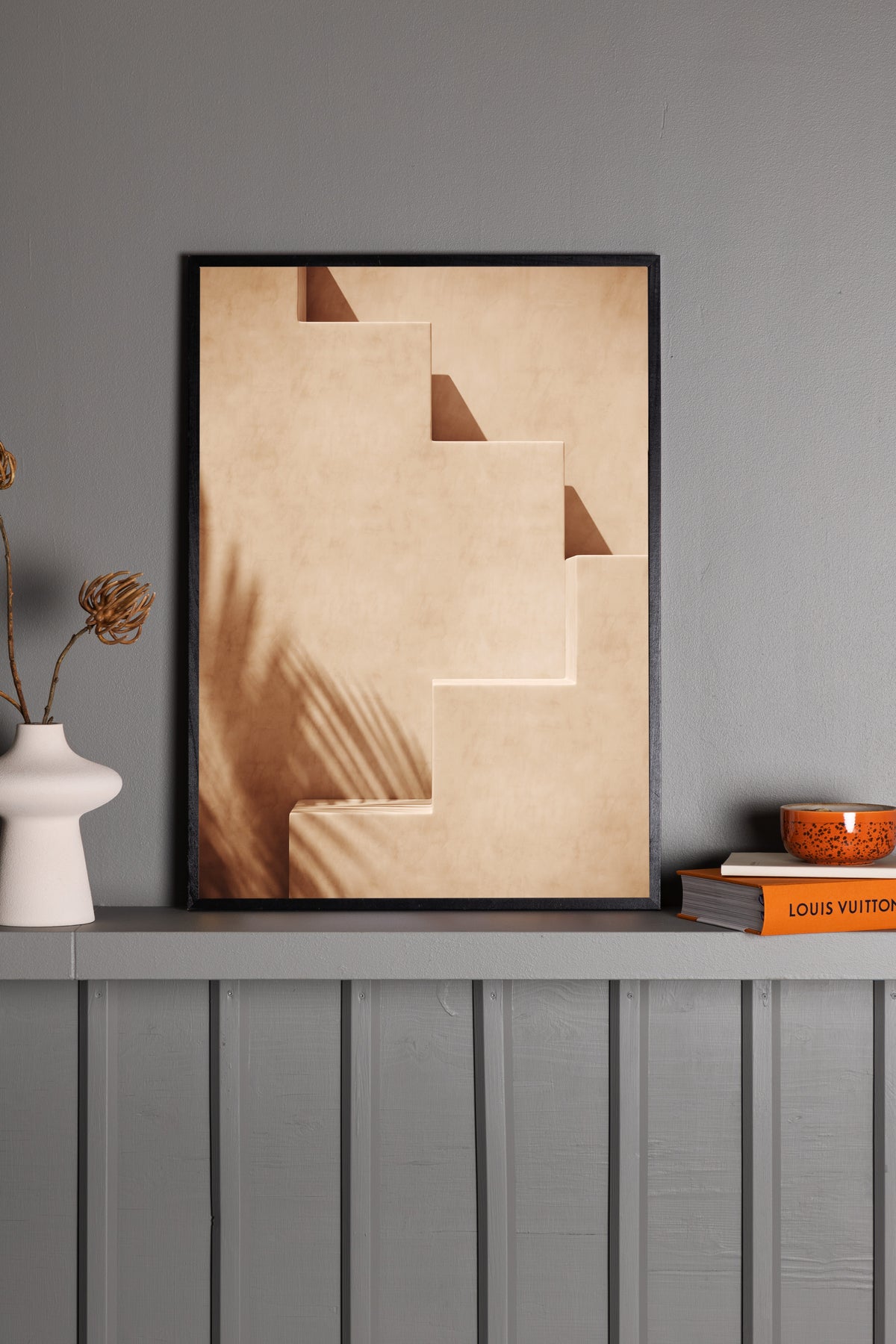 Stairs Poster Beige