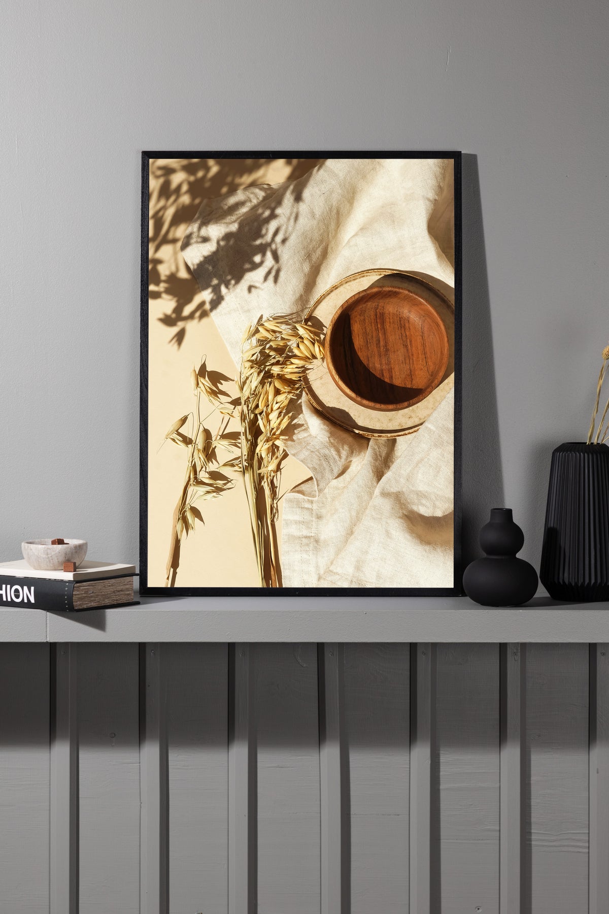 Brown Bowl Poster Beige