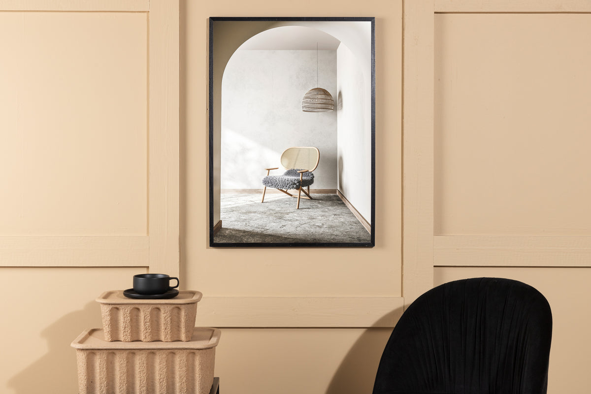 Lounge Chair Poster Beige