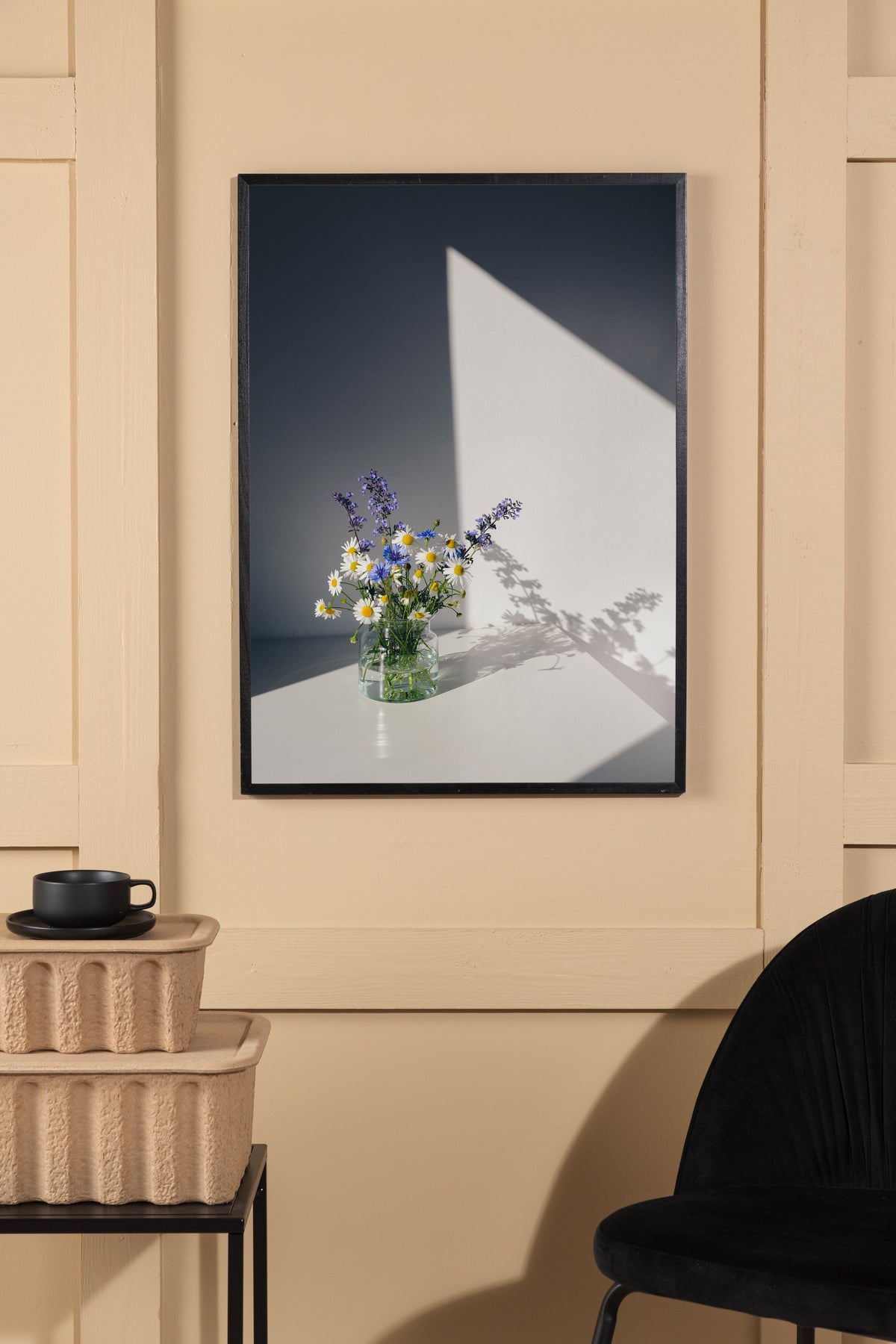 Flowers Poster White