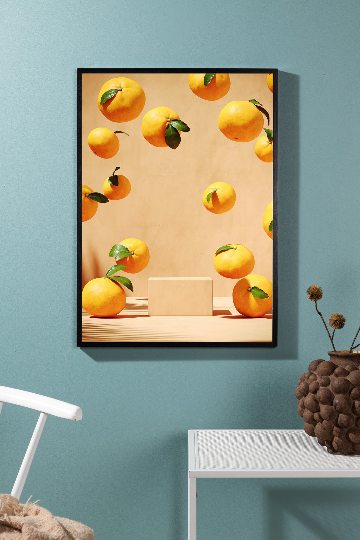 Lemons Poster Beige