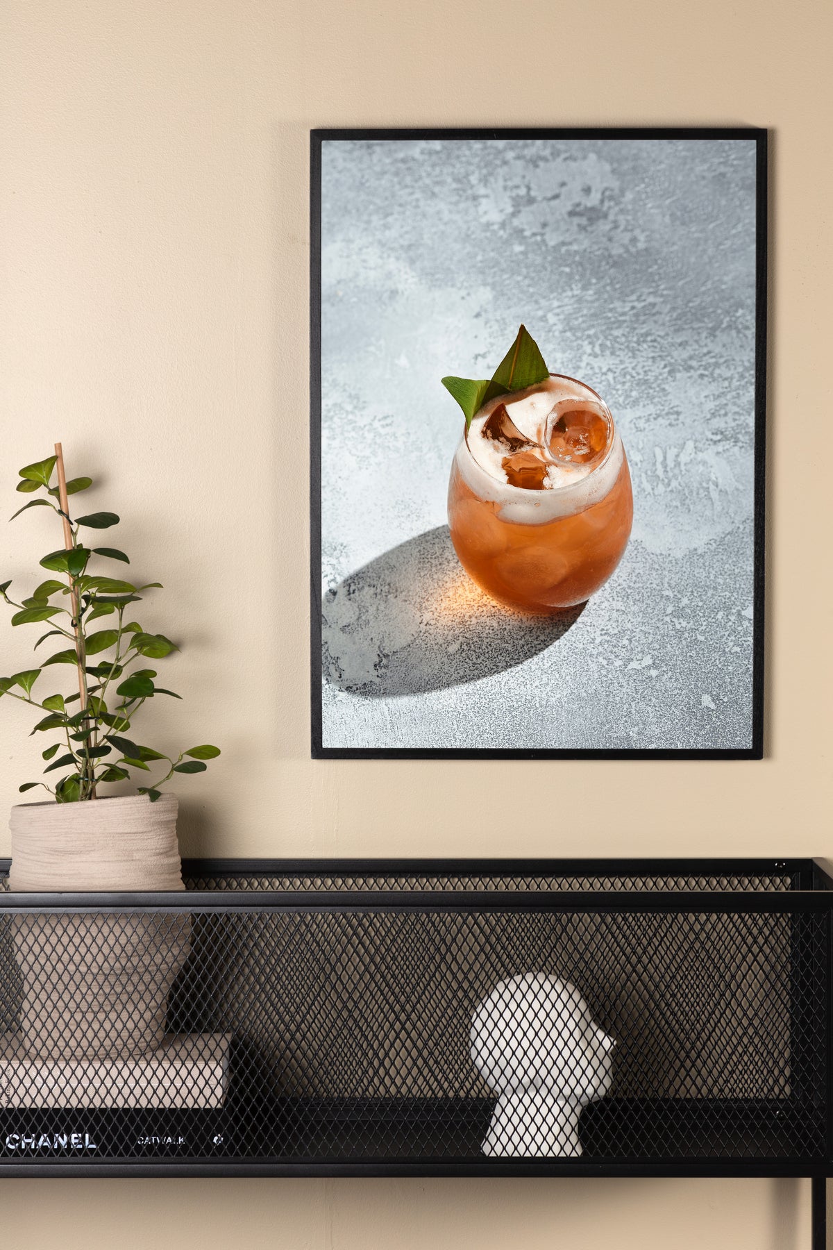 Drink Poster Grey