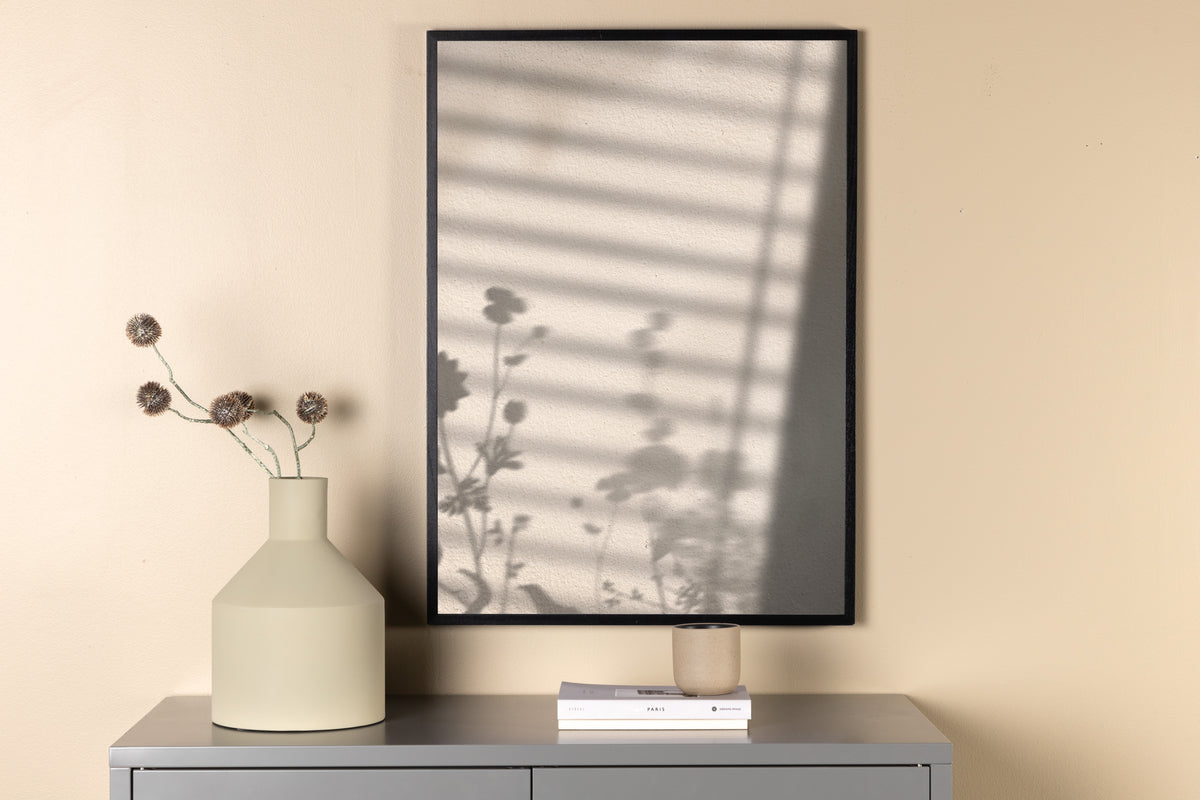Flower Shadow Poster White