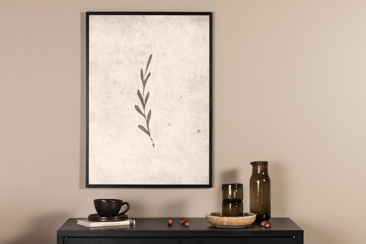 Autumn leaf Poster Beige