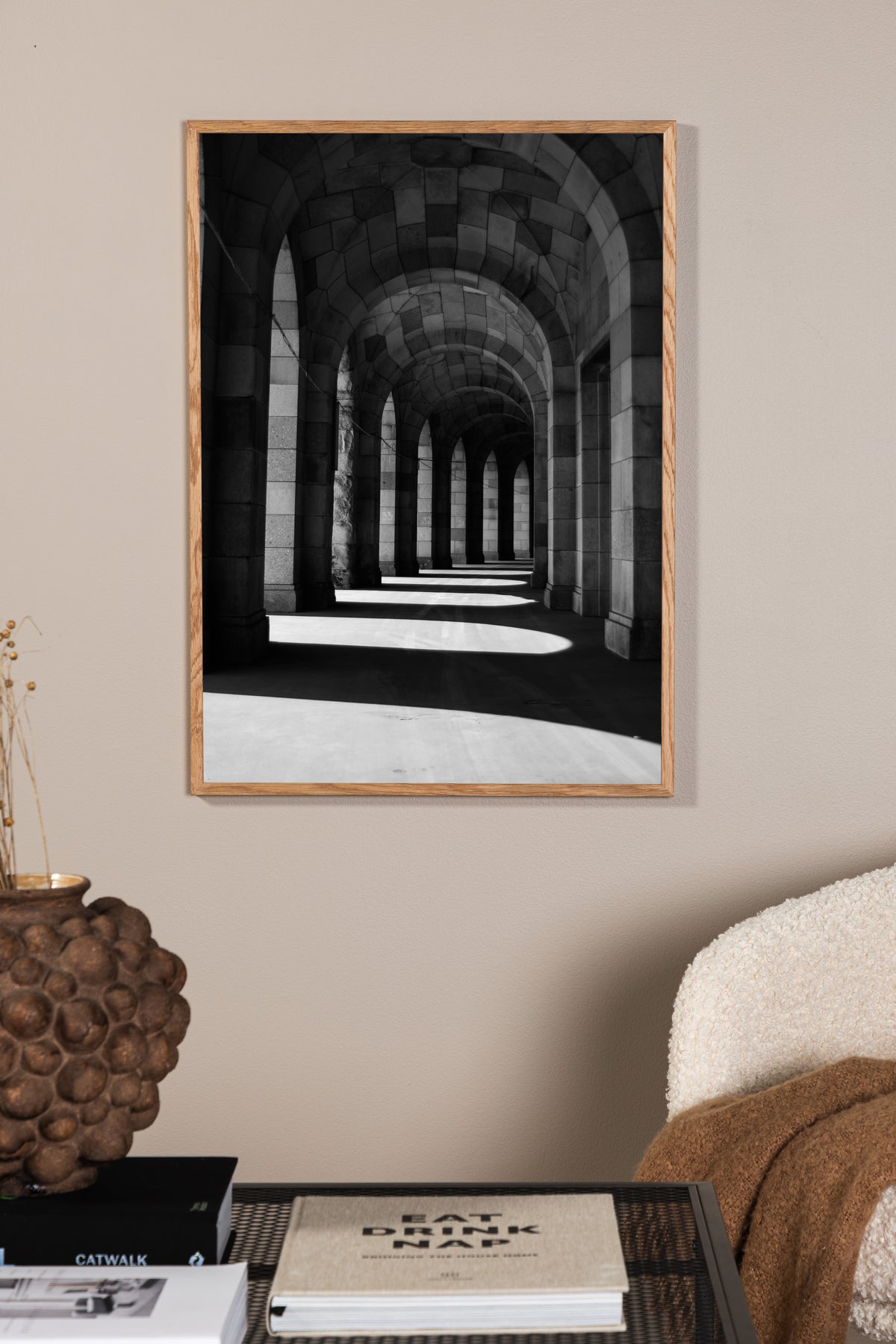 Walkway Poster Beige