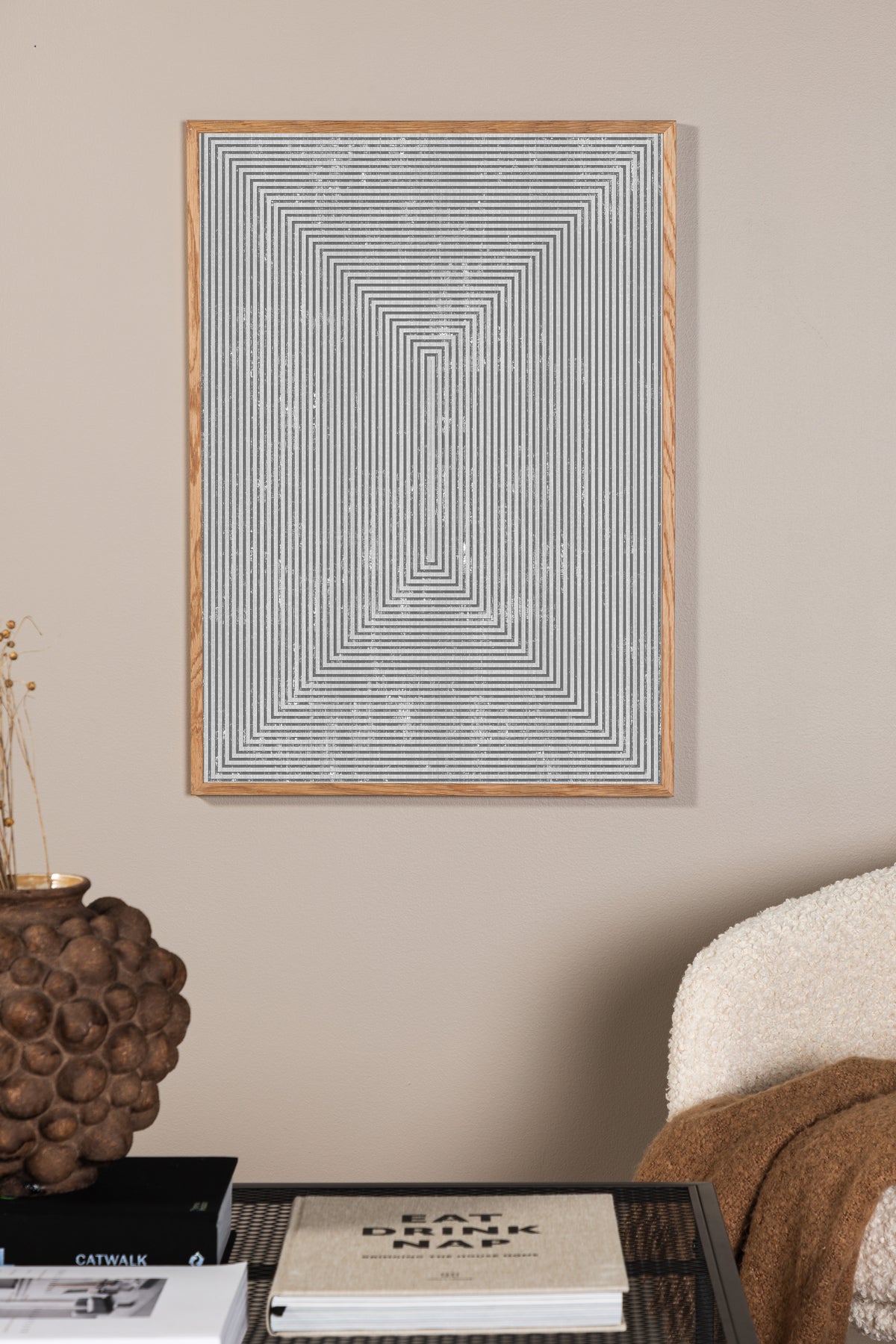 Symmetrical Poster Grey