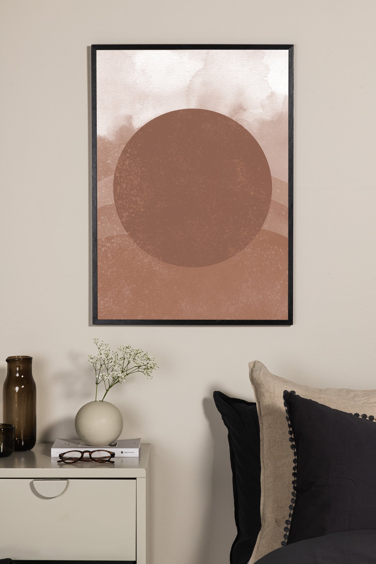 Soft shades Poster Brown