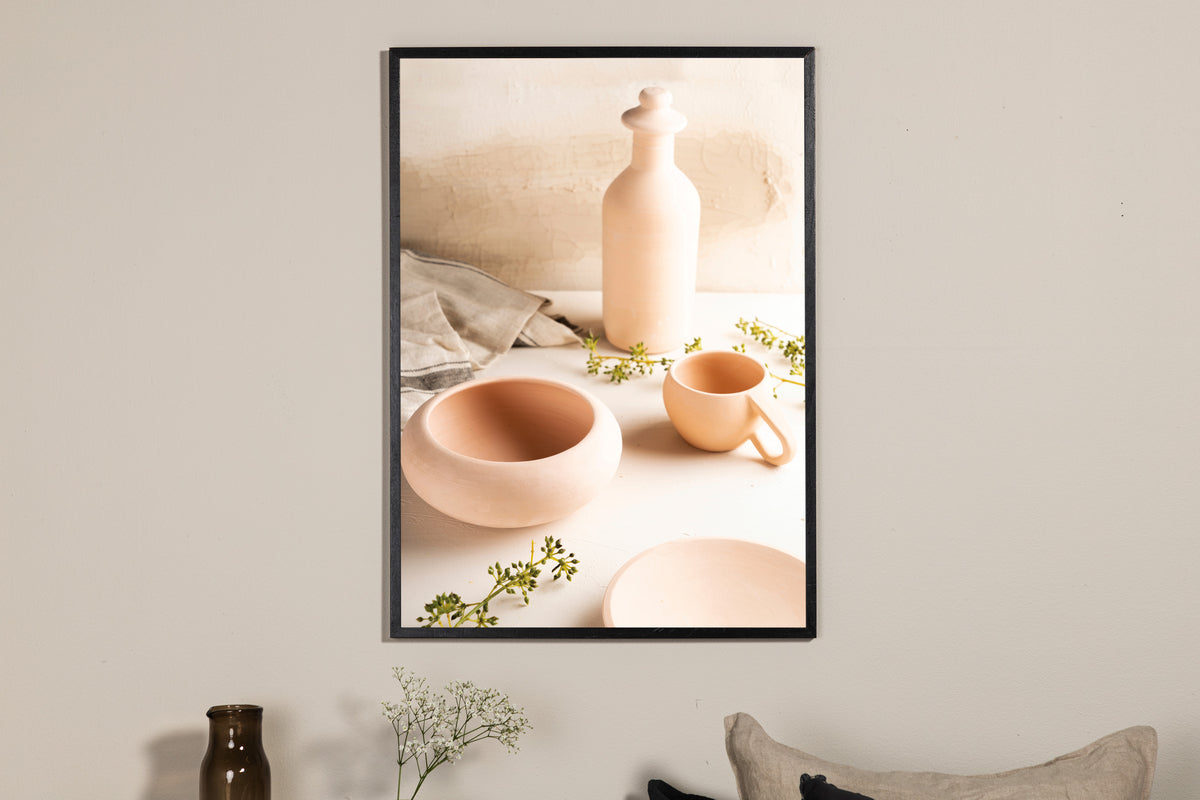 Ceramics Poster Beige