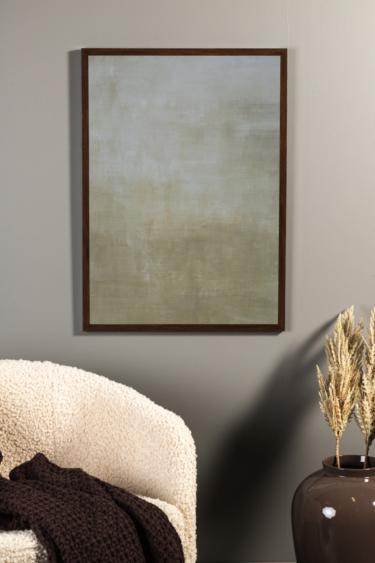 Painted art Poster Green