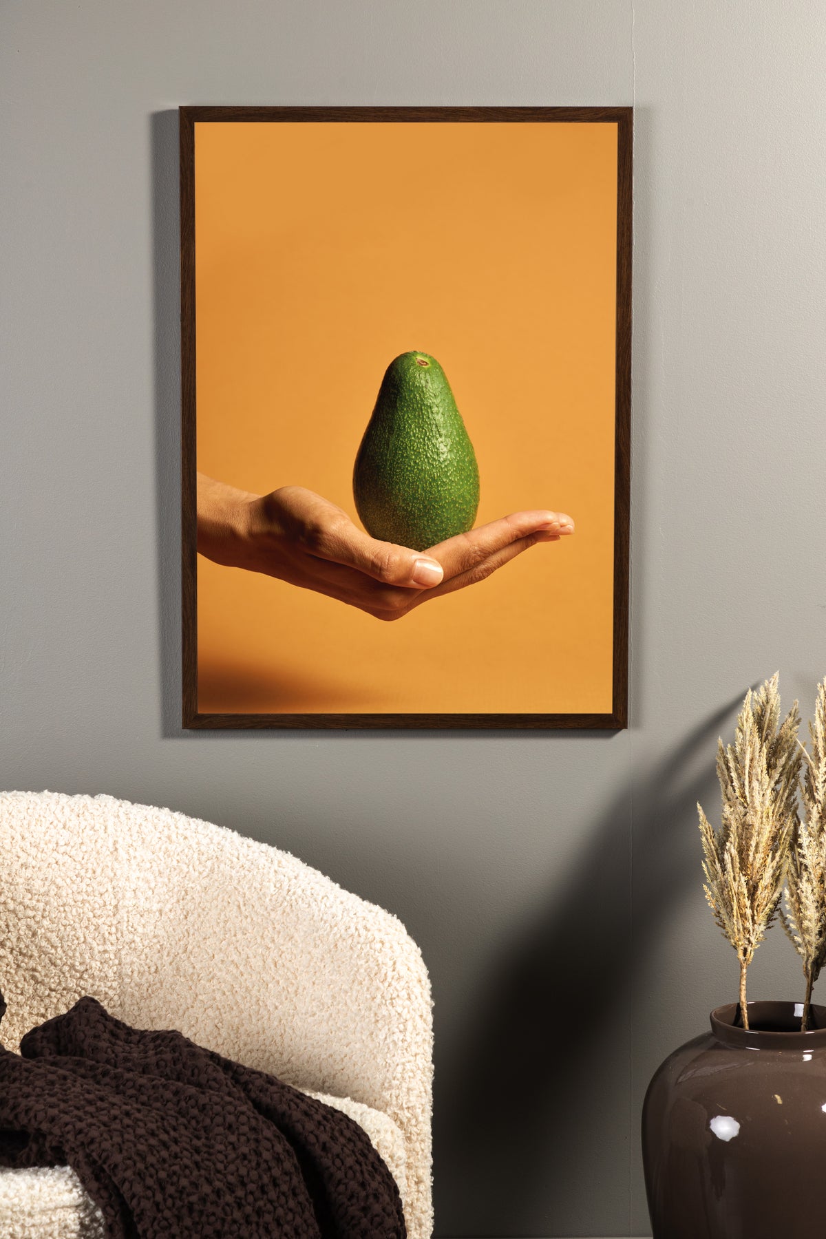 Avocado Poster Orange