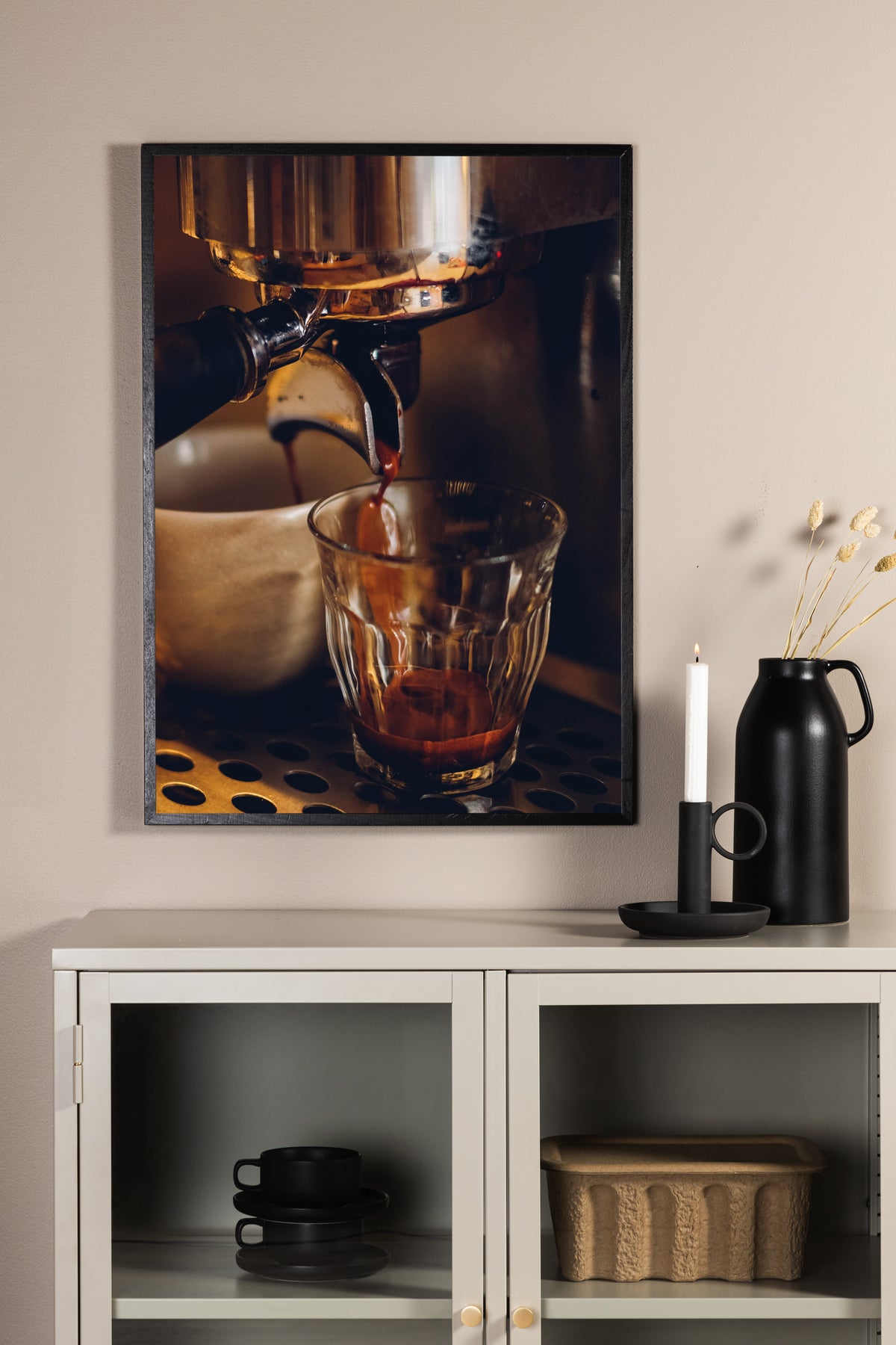 Barista Poster Brown