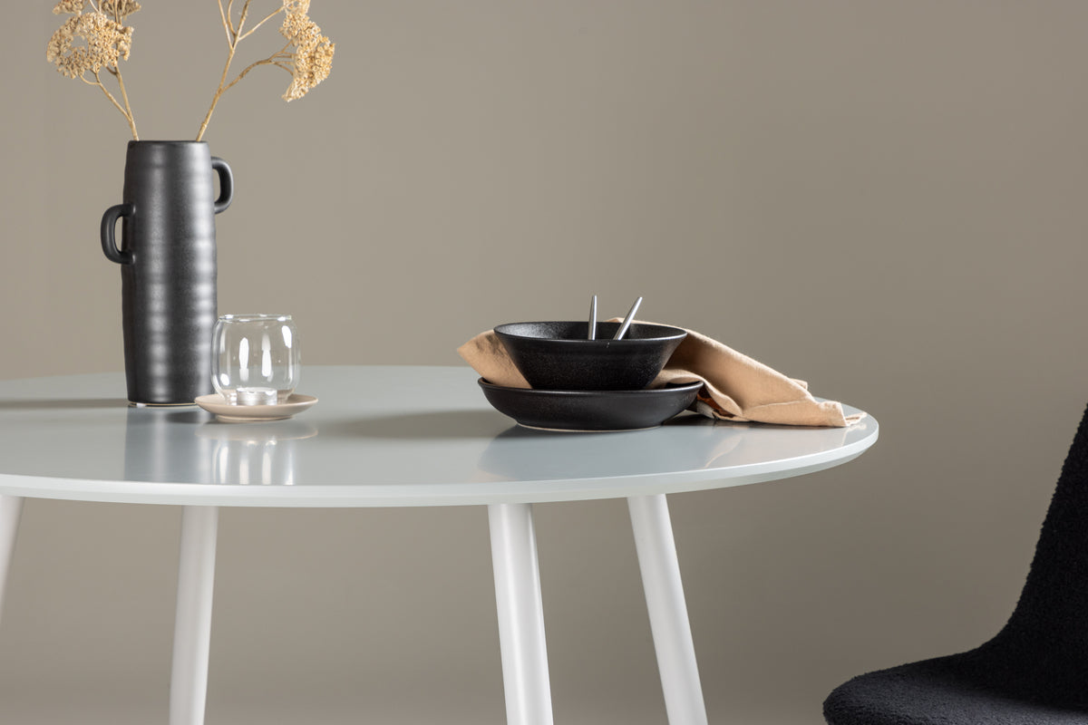 Plaza Round Dining Table ⌀100 Grey