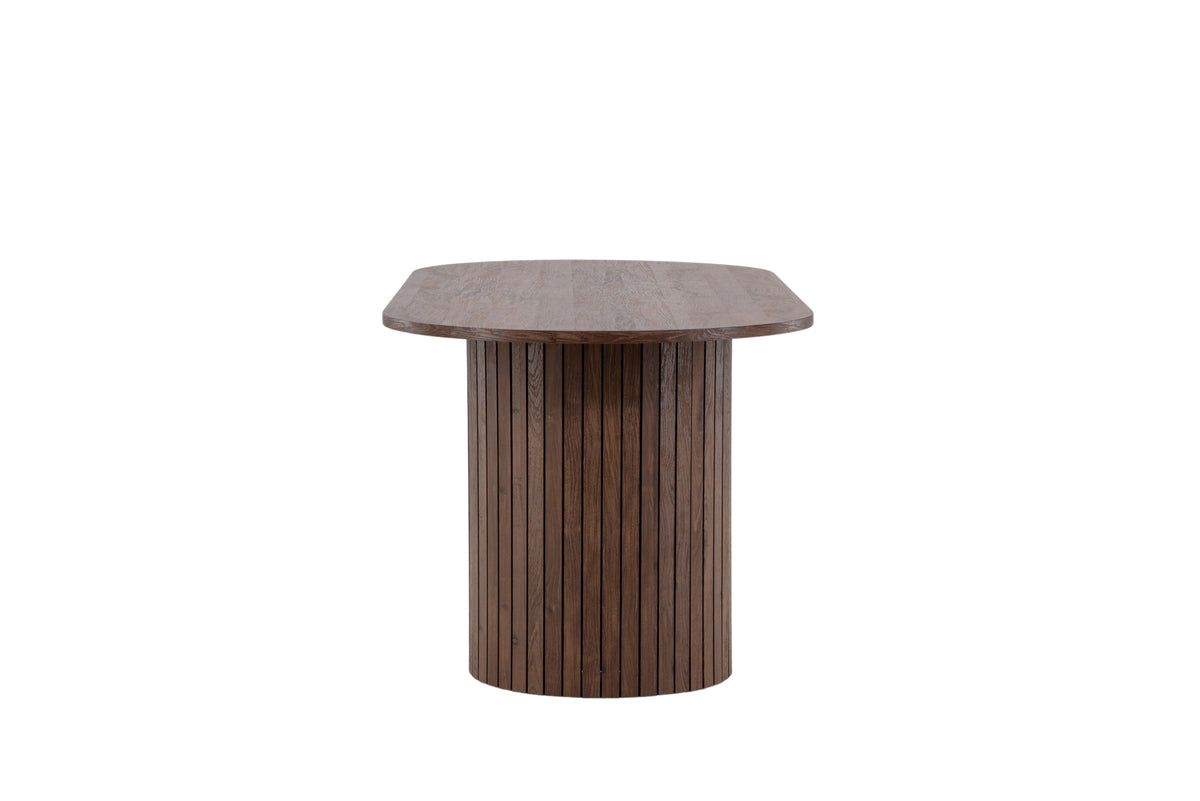 Härön Oval Dining Table 200 x 90 Mocca