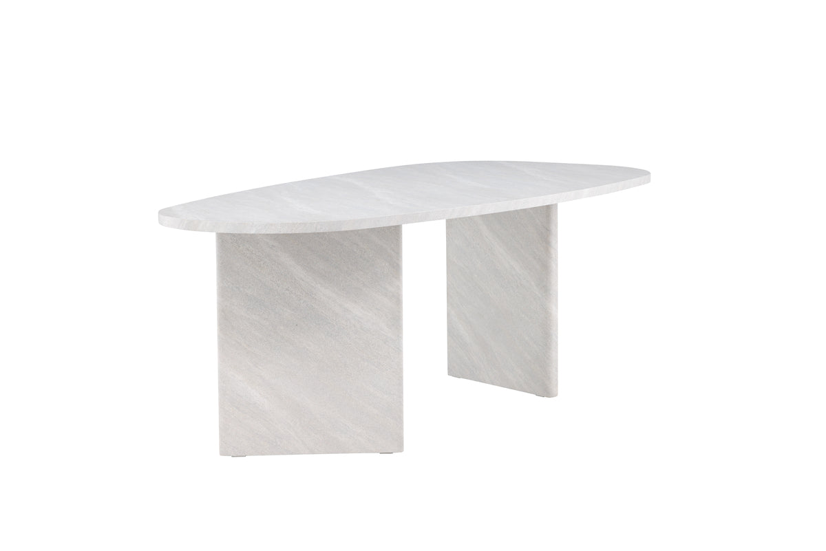 Grönvik Oval Dining Table 220 x 100 White