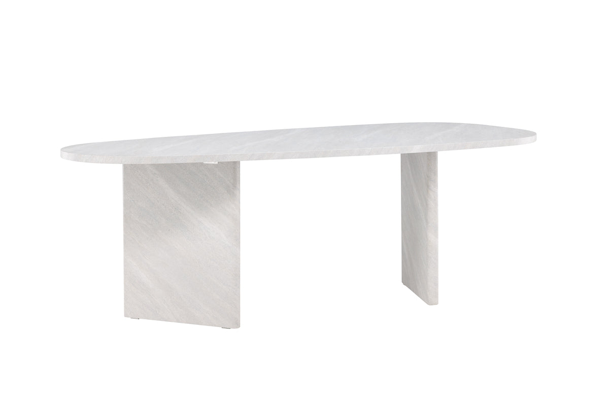 Grönvik Oval Dining Table 220 x 100 White
