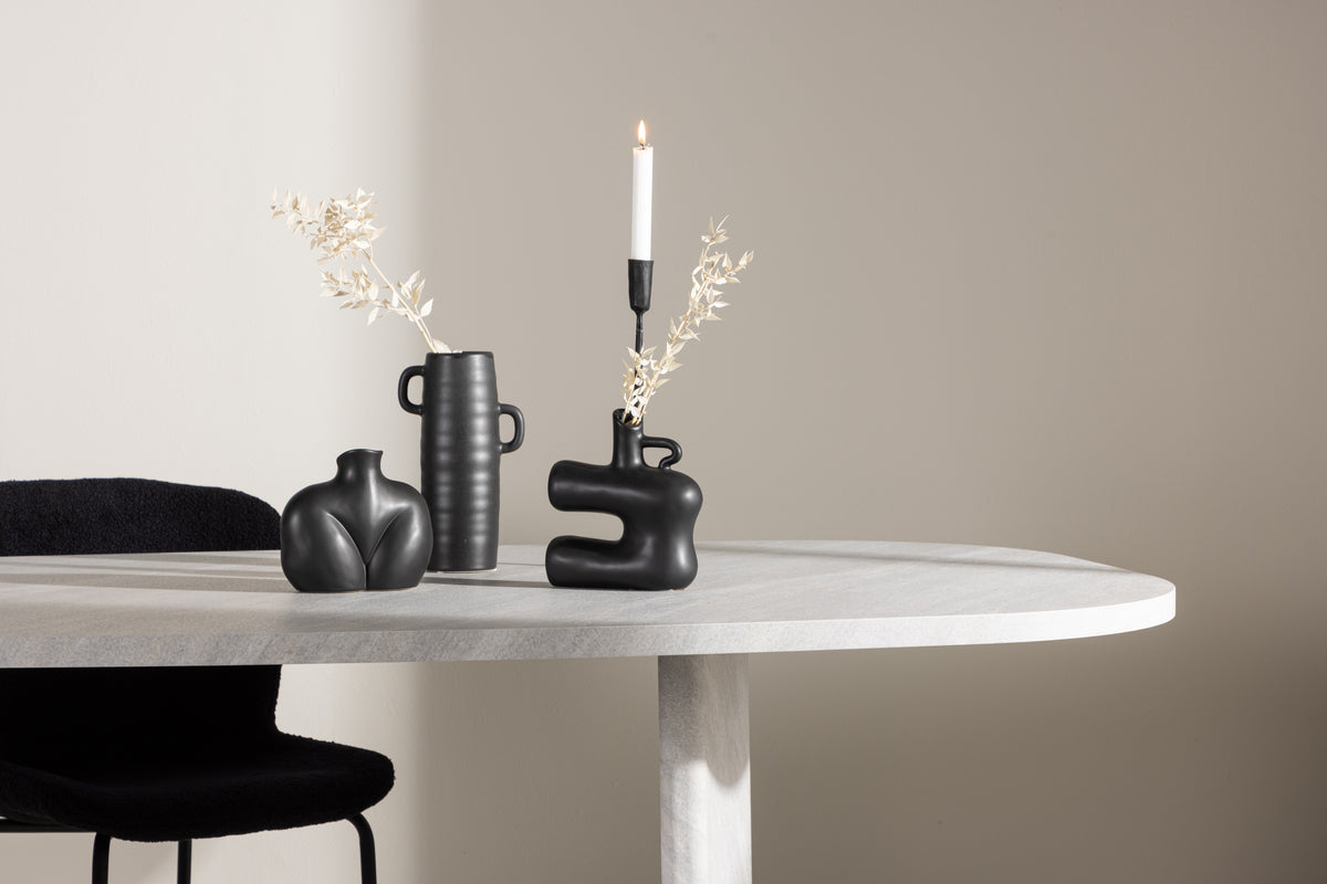 Grönvik Oval Dining Table 220 x 100 White