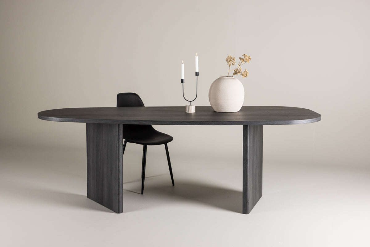 Grönvik Oval Dining Table 220 x 100 Black