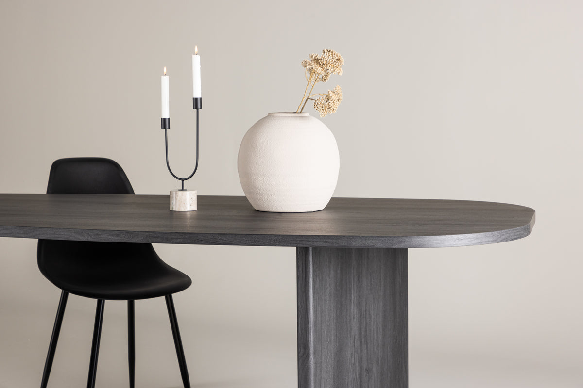Grönvik Oval Dining Table 220 x 100 Black