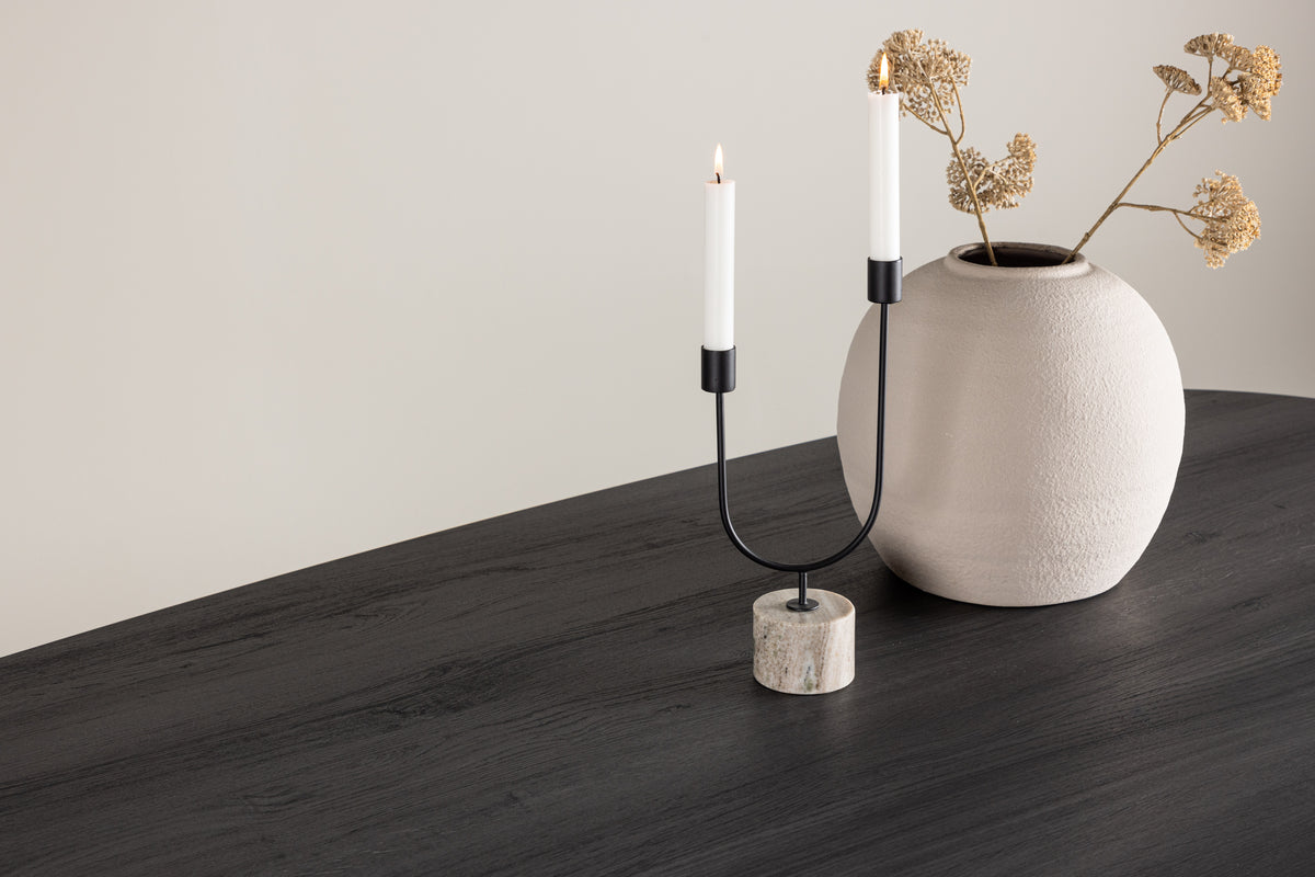 Grönvik Oval Dining Table 220 x 100 Black